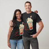 Holiday Peppermint Candy Cane Coffee Graphic Tees Tシャツ (ユニセックス)