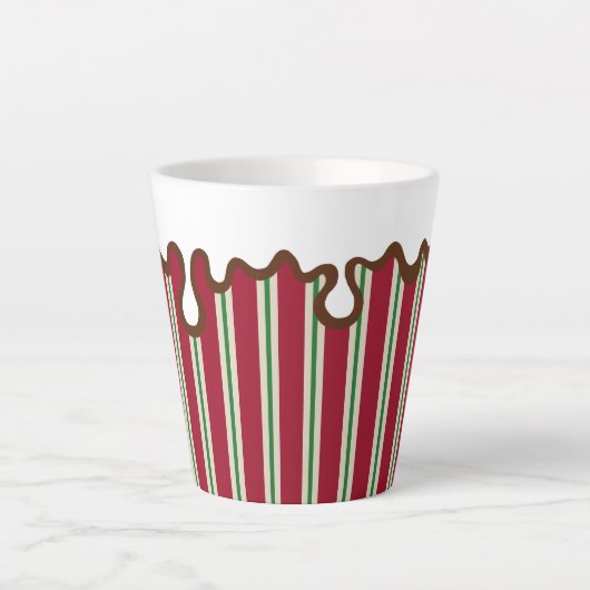 Holiday Peppermint Coffee Cup カフェラテマグ (正面)