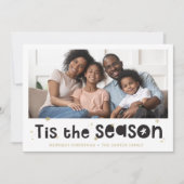 HOLIDAY PHOTOおもしろいクリスマス引用文この季節 シーズンカード (正面)