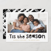 HOLIDAY PHOTOおもしろいクリスマス引用文この季節 シーズンカード (正面/裏面)