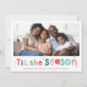 HOLIDAY PHOTOおもしろいクリスマス引用文この季節 シーズンカード (正面)