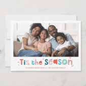 HOLIDAY PHOTOおもしろいクリスマス引用文この季節 シーズンカード (正面)