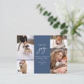 Holiday Photoはがき青これがJoy シーズンポストカード (スタンド正面)