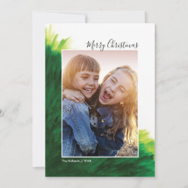 Holiday Photo Card *パインターリーツリー* 招待状