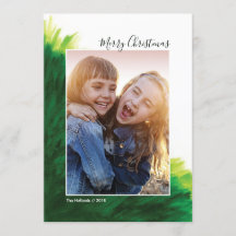 Holiday Photo Card *パインターリーツリー*