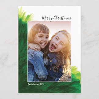 Holiday Photo Card *パインターリーツリー* 招待状