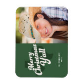 Holiday Photo Card *メリークリスマスY'all* マグネット (縦)