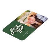 Holiday Photo Card *メリークリスマスY'all* マグネット (左側)