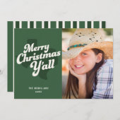 Holiday Photo Card *メリークリスマスY'all* 招待状 (正面/裏面)