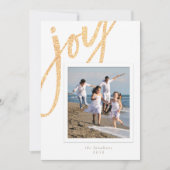 Holiday Photo Card *Sparkle Joy* 招待状 (正面)