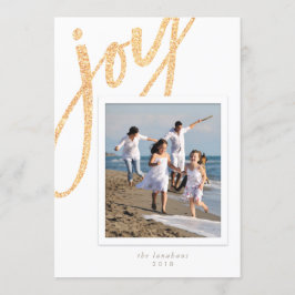 Holiday Photo Card *Sparkle Joy* 招待状