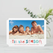 HOLIDAY PHOTO christmas tis the season framed シーズンカード (スタンド正面)