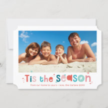 HOLIDAY PHOTO christmas tis the season framed