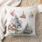 Holiday Photos on New Year's Blueスタイル クッション (ブランケット)