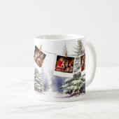 Holiday Photos on New Year's Coffee Mug Redスタイル コーヒーマグカップ (正面右)