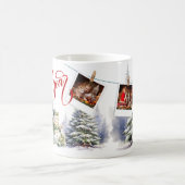 Holiday Photos on New Year's Coffee Mug Redスタイル コーヒーマグカップ (中央)
