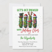 Holiday Pickle Christmas Dinner Party  招待状 (正面)