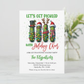 Holiday Pickle Christmas Dinner Party  招待状 (スタンド正面)