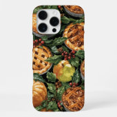Holiday Pie Heaven パターン | 居心地の良いクリスマス iPhoneケース (裏面)