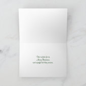 Holiday Pine (photo frame) シーズンカード (内部)