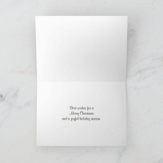 Holiday Pine (photo frame) シーズンカード (内部)