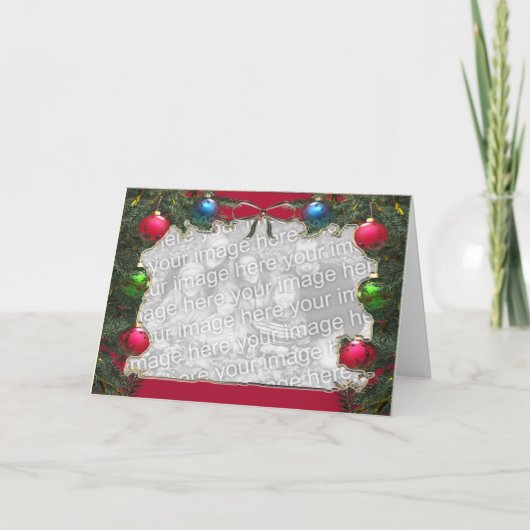 Holiday Pine (photo frame) シーズンカード (正面)