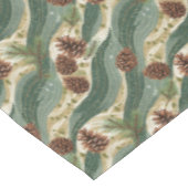 Holiday Pinecone テーブルクロス (アングル)