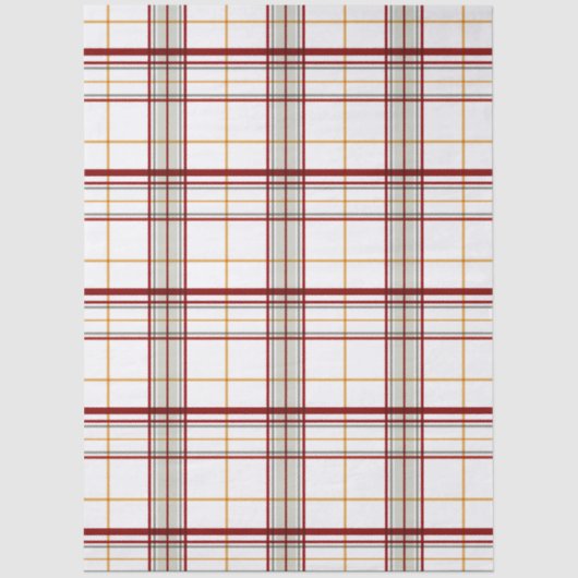 Holiday Plaid Christmas Tissue Paper 薄葉紙 (正面)