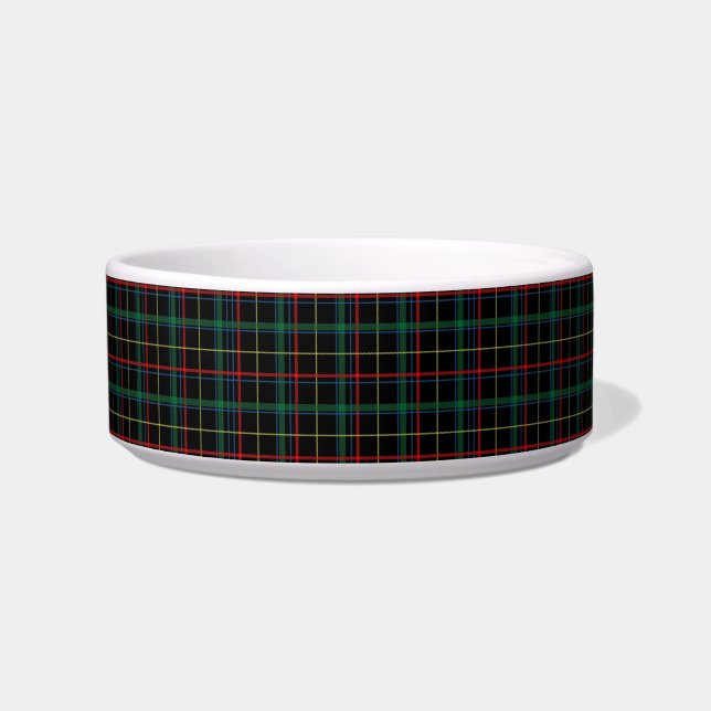 Holiday Plaid Dog Bowl ボウル (正面)