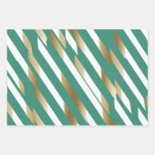 Holiday plaid red and green ラッピングペーパーシート (正面)