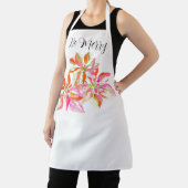 Holiday Poinsettia Apron - Be Merry Apron エプロン (インサイチュ)