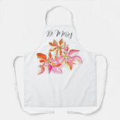 Holiday Poinsettia Apron - Be Merry Apron エプロン (正面)