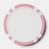 Holiday Poker Chip – Family Photo with Pink Bow ポーカーチップ (裏面)