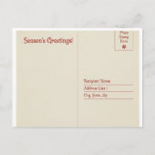 Holiday Postcard シーズンポストカード (裏面)