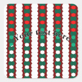 Holiday Postcard スクエアシール (正面)