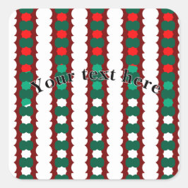 Holiday Postcard スクエアシール