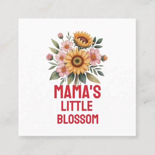 Holiday Postcard スクエア名刺 (正面)