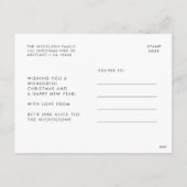 Holiday Postcard | Christmas Tree Delivery Truck シーズンポストカード (裏面)