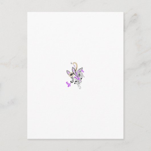 Holiday Postcards | Elegant – Ornamental Design シーズンポストカード (正面)