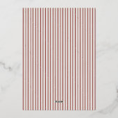 Holiday Pun Watercolor Golden Retriever Foil Card 箔シーズンカード (裏面)