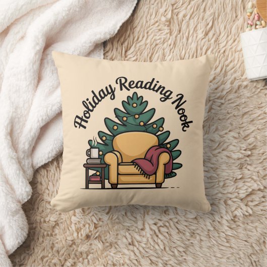 Holiday Reading Nook Cozy Accent クッション (ブランケット)