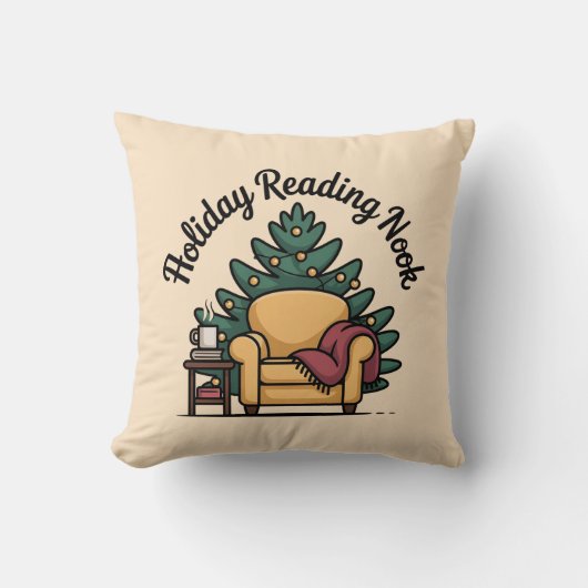 Holiday Reading Nook Cozy Accent クッション (正面)