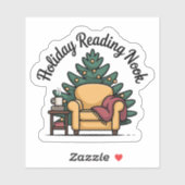 Holiday Reading Nook Cozy Christmas シール (シート)