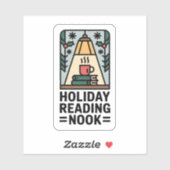 Holiday Reading Nook - Cozy Winter Book シール (シート)