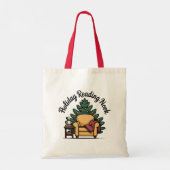 Holiday Reading Nook Library Carryall トートバッグ (裏面)
