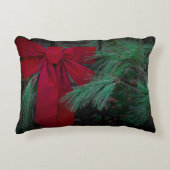 Holiday Red Bow アクセントクッション (正面)