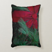 Holiday Red Bow アクセントクッション (正面(垂直))