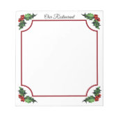 Holiday Restaurant ノートパッド (正面)