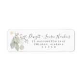 Holiday | Return Address Label ラベル (正面)
