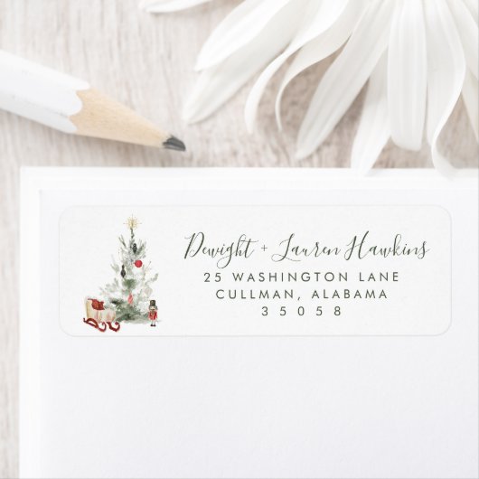 Holiday | Return Address Label ラベル (インサイチュ)